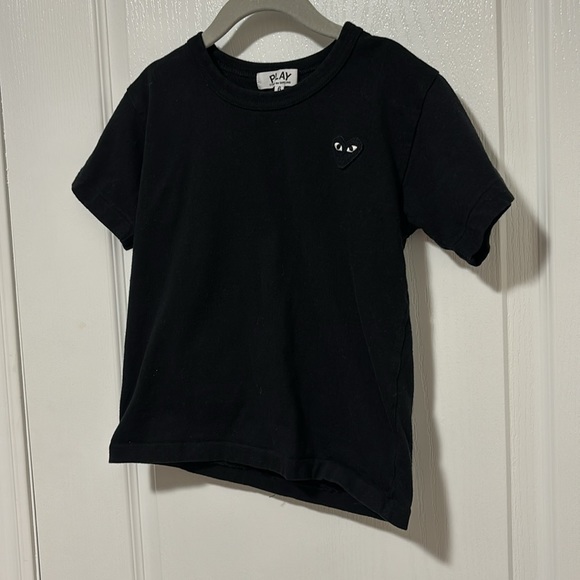 Comme Des Garcons Play Heart T Shirt Black tshirt tee kids - Picture 3 of 5